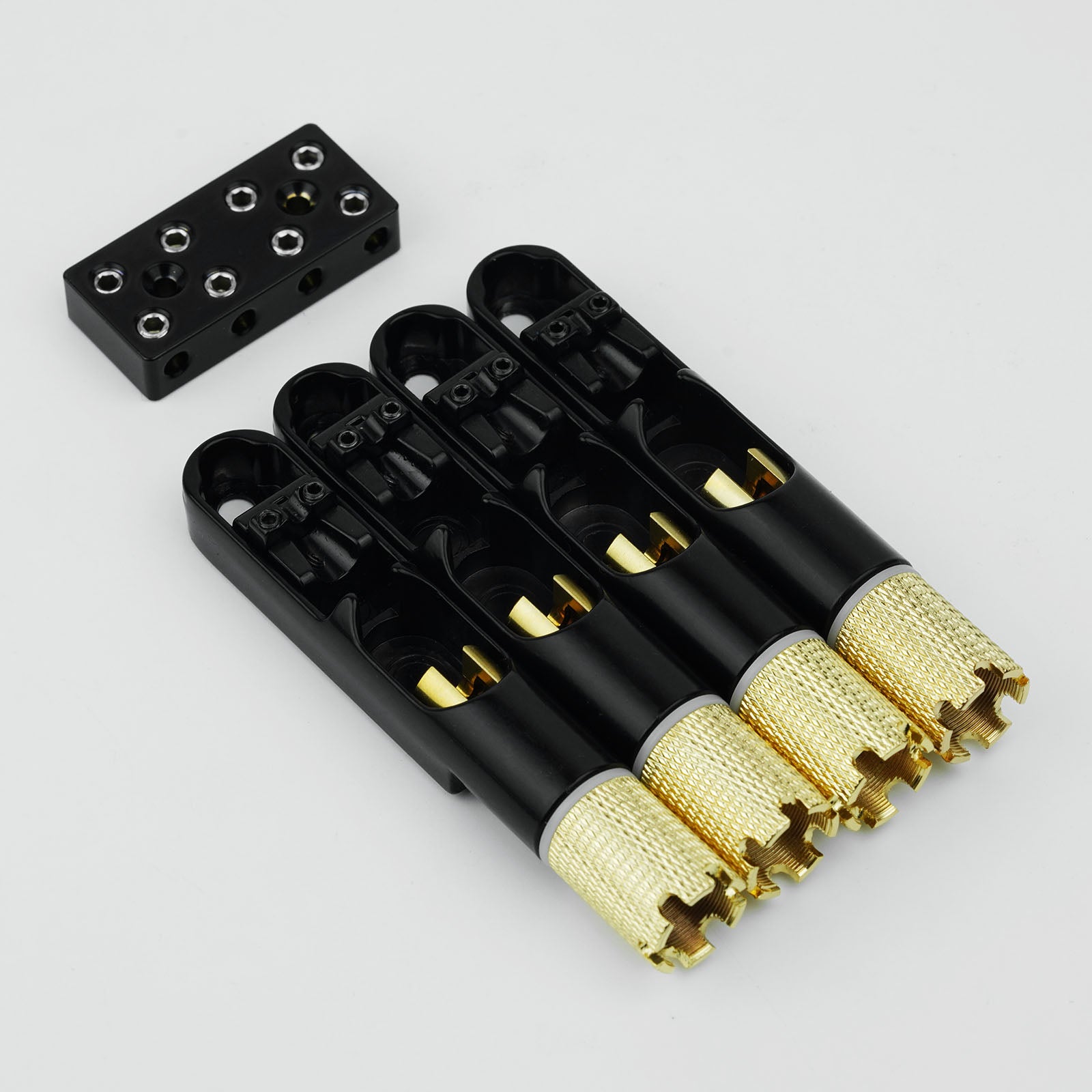 Electric Bass Bridge Stainless Steel Single String Fan Bridge Guyker