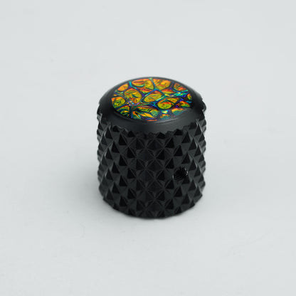 Electric Guitar/Bass Control Knob – Aluminum Alloy with Abalone Top | Guyker