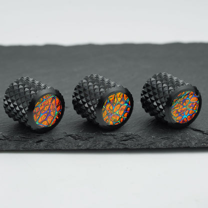 Electric Guitar/Bass Control Knob – Aluminum Alloy with Abalone Top | Guyker