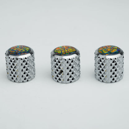 Electric Guitar/Bass Control Knob – Aluminum Alloy with Abalone Top | Guyker