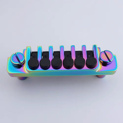 Electric Guitar Bridge Tune-O-Matic with Rolling Saddles Stop Bar TP6 Guyker