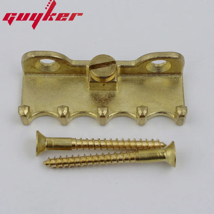 Electric Guitar Tremolo Bridge Spring Claw Full Solid Brass Hook With Screw Guyker