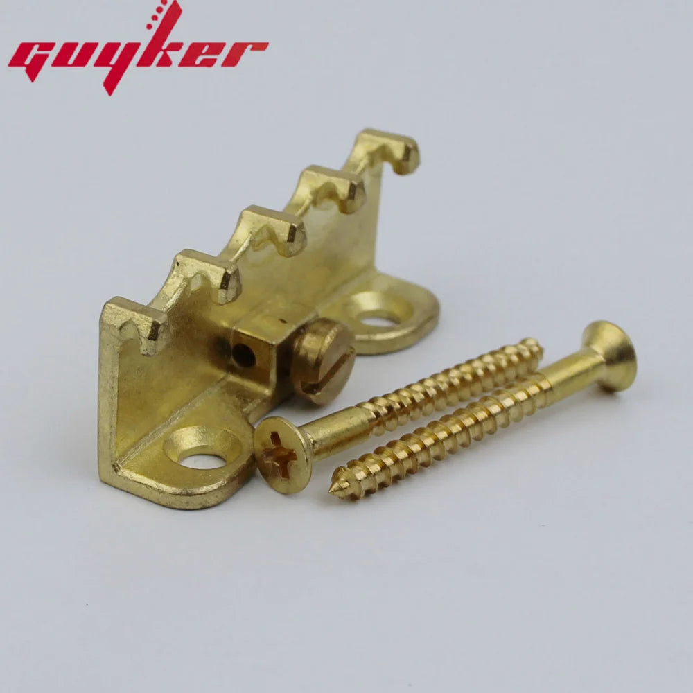 Electric Guitar Tremolo Bridge Spring Claw Full Solid Brass Hook With Screw Guyker