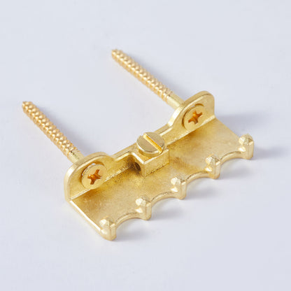 Electric Guitar Tremolo Bridge Spring Claw Full Solid Brass Hook With Screw Guyker