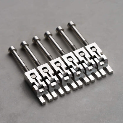 FR-SUS6ps Steel Bridge Saddles - Compatible with Floyd Rose FR Tremolo System - Guyker