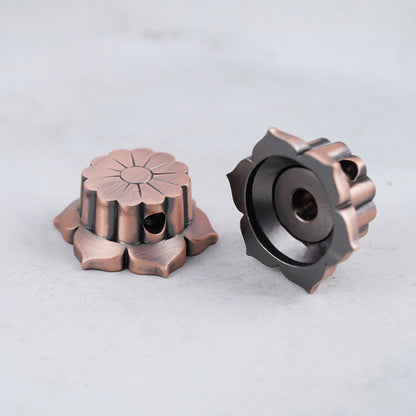 Flower Style Bell Potentiometer Control Knob Set Dia. 6mm for Guitar & Bass | Guyker