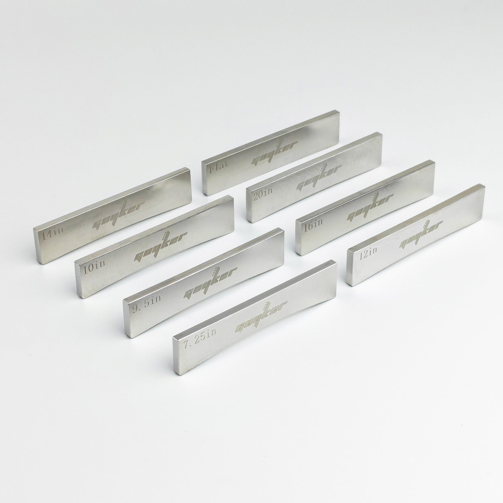 Fret Press Inserts 304 Stainless Steel Fingerboard Radius Inserts Guyker