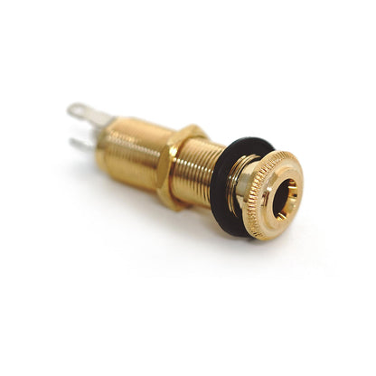 Guyker 3-Pin Barrel Output Jack Long Threaded Stereo Jack Socket for Guitar & Bass