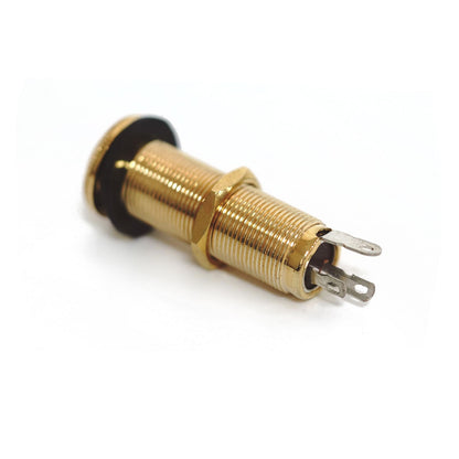 Guyker 3-Pin Barrel Output Jack Long Threaded Stereo Jack Socket for Guitar & Bass