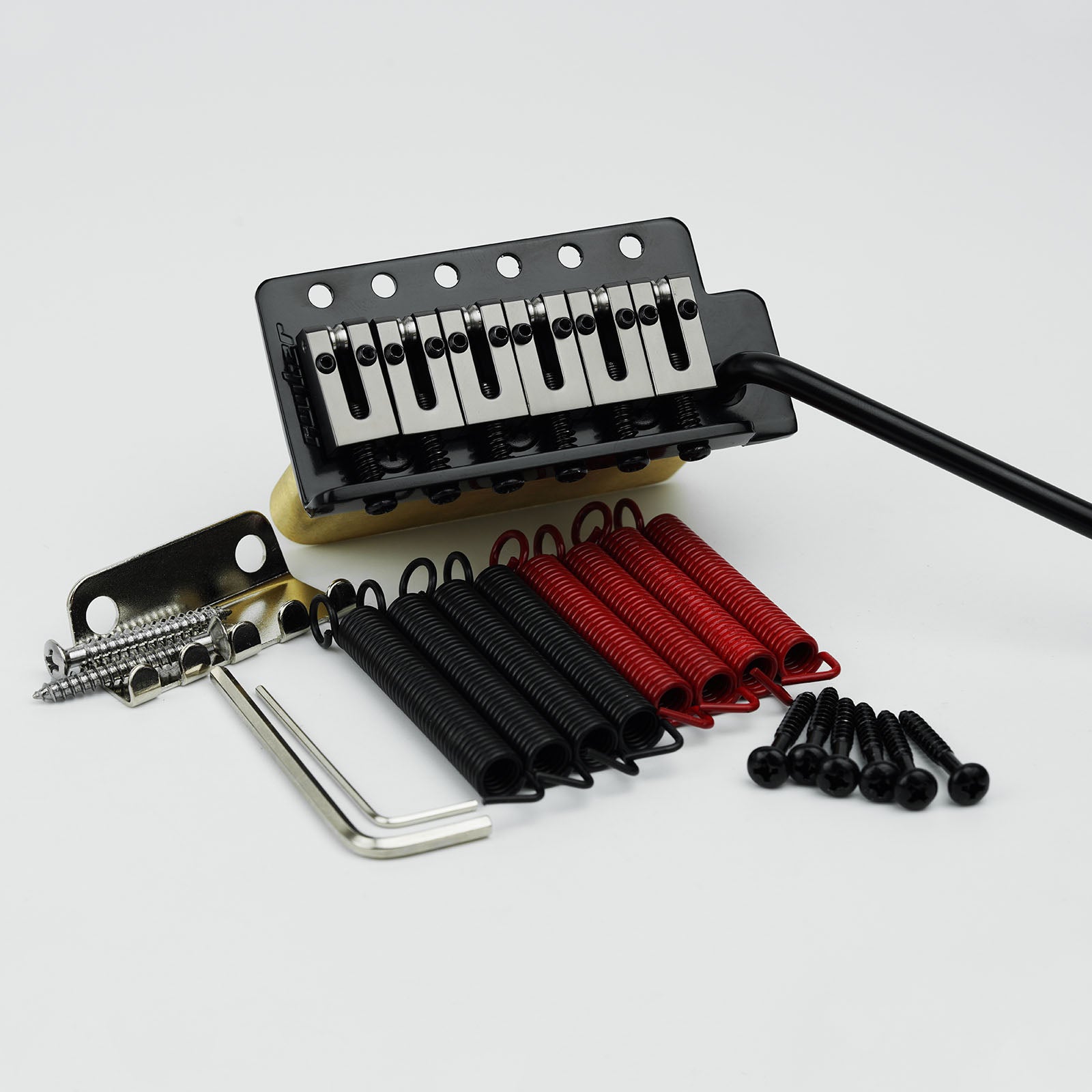 Guyker GG1001 Tremolo Bridge Vintage Bent Steel Saddles For ST Electric Guitar 10.5mm String Spacing