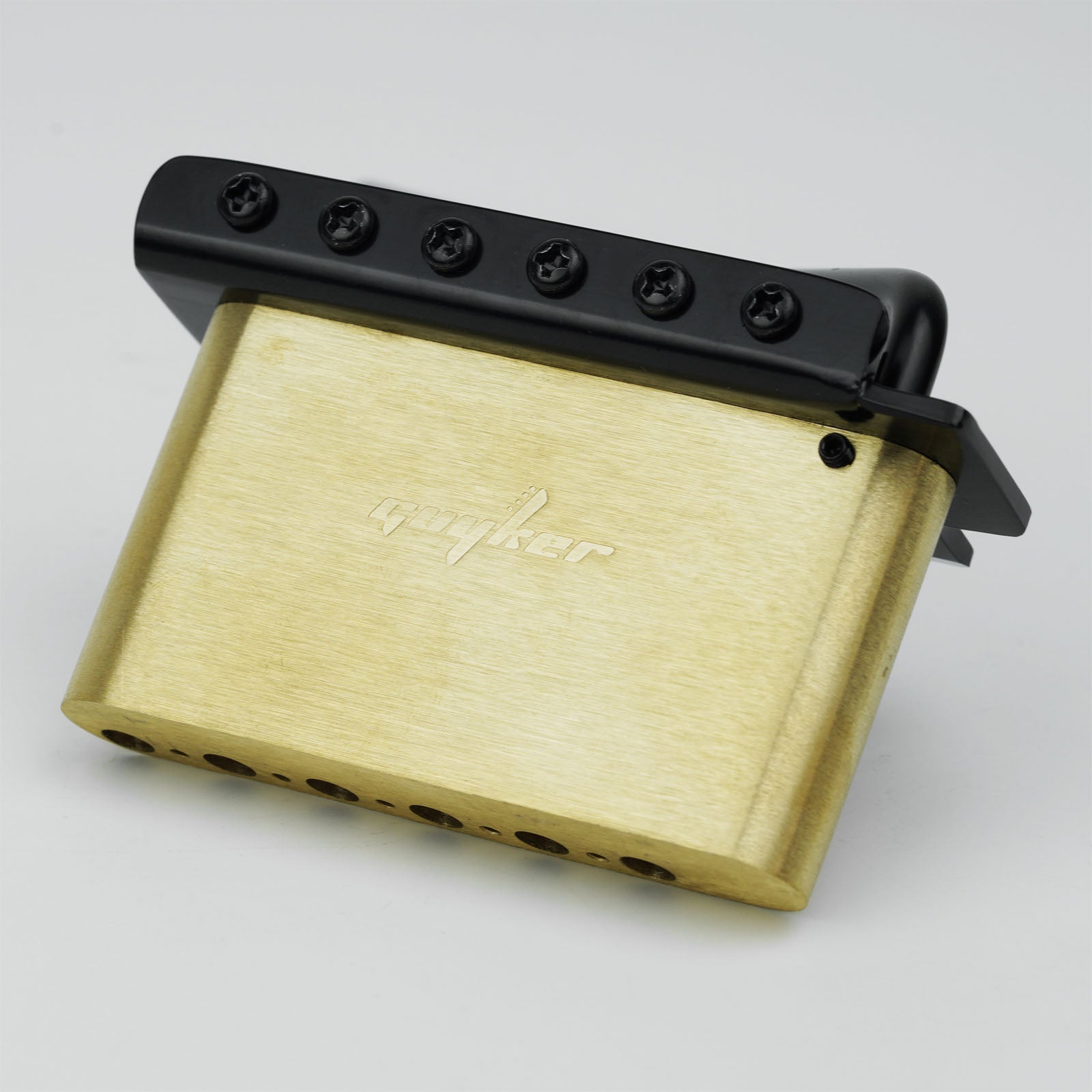 Guyker GG1001 Tremolo Bridge Vintage Bent Steel Saddles For ST Electric Guitar 10.5mm String Spacing