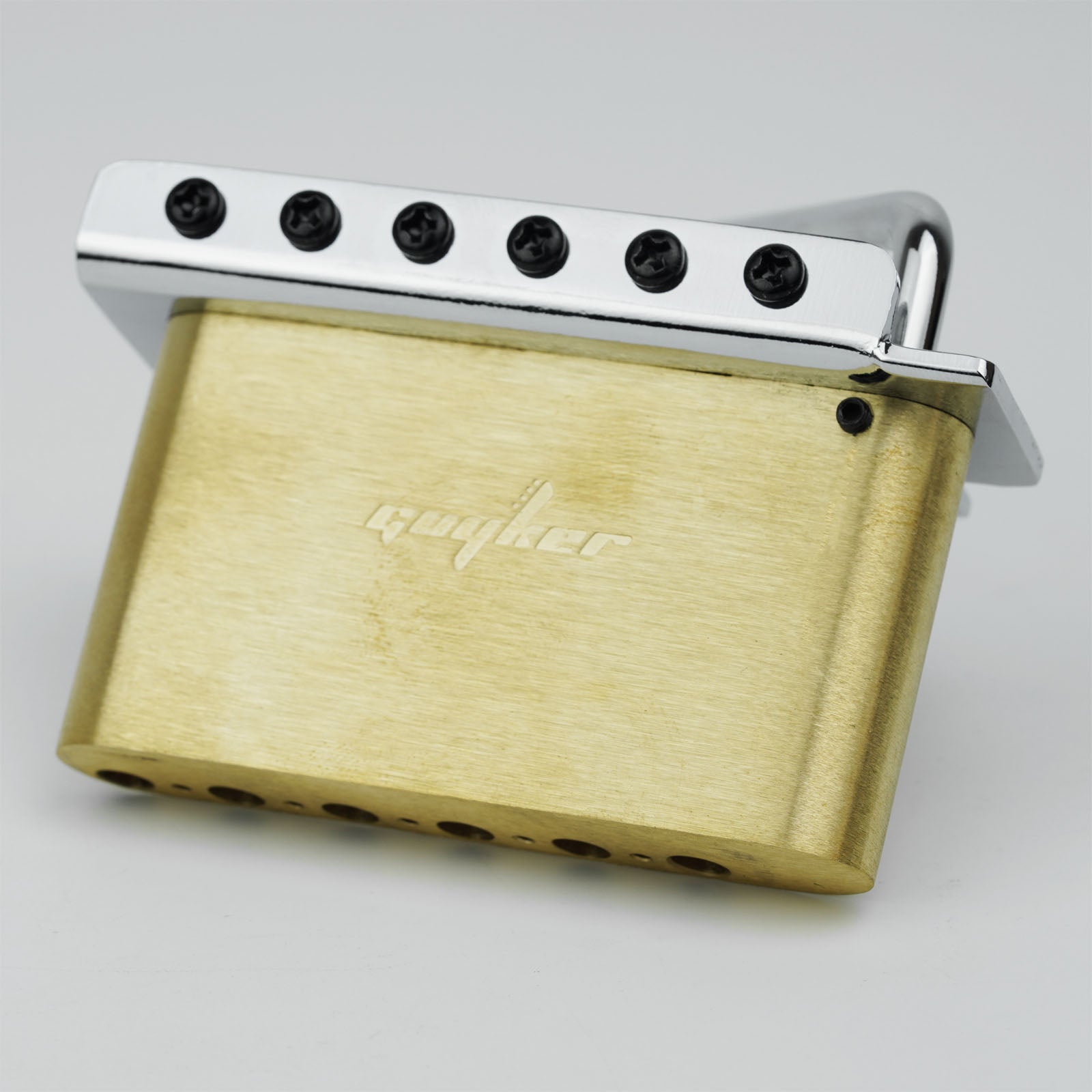 Guyker GG1001 Tremolo Bridge Vintage Bent Steel Saddles For ST Electric Guitar 10.5mm String Spacing