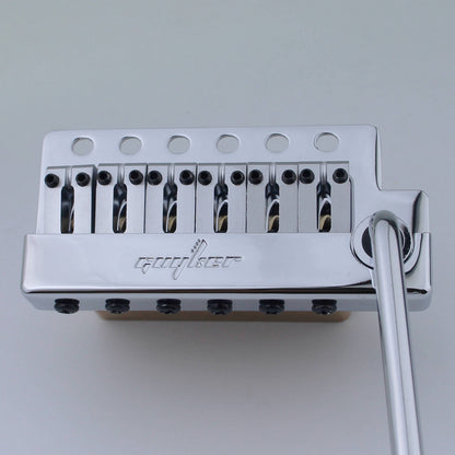 Guyker Guitar Tremolo Bridge String Spacing 10.8MM with Brass Saddle and Brass Block GG1009A