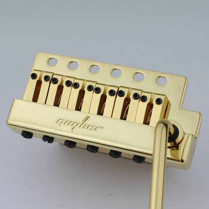 Guyker Guitar Tremolo Bridge String Spacing 10.8MM with Brass Saddle and Brass Block GG1009A