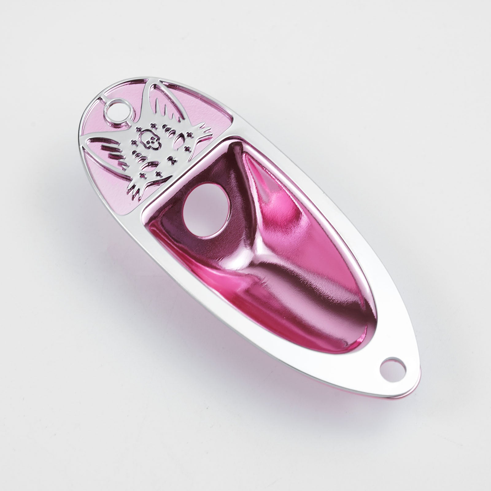 Guyker GJ008 + GJ007 Metal Jack Plate Oval Boat Style for Electric Guitar & Bass