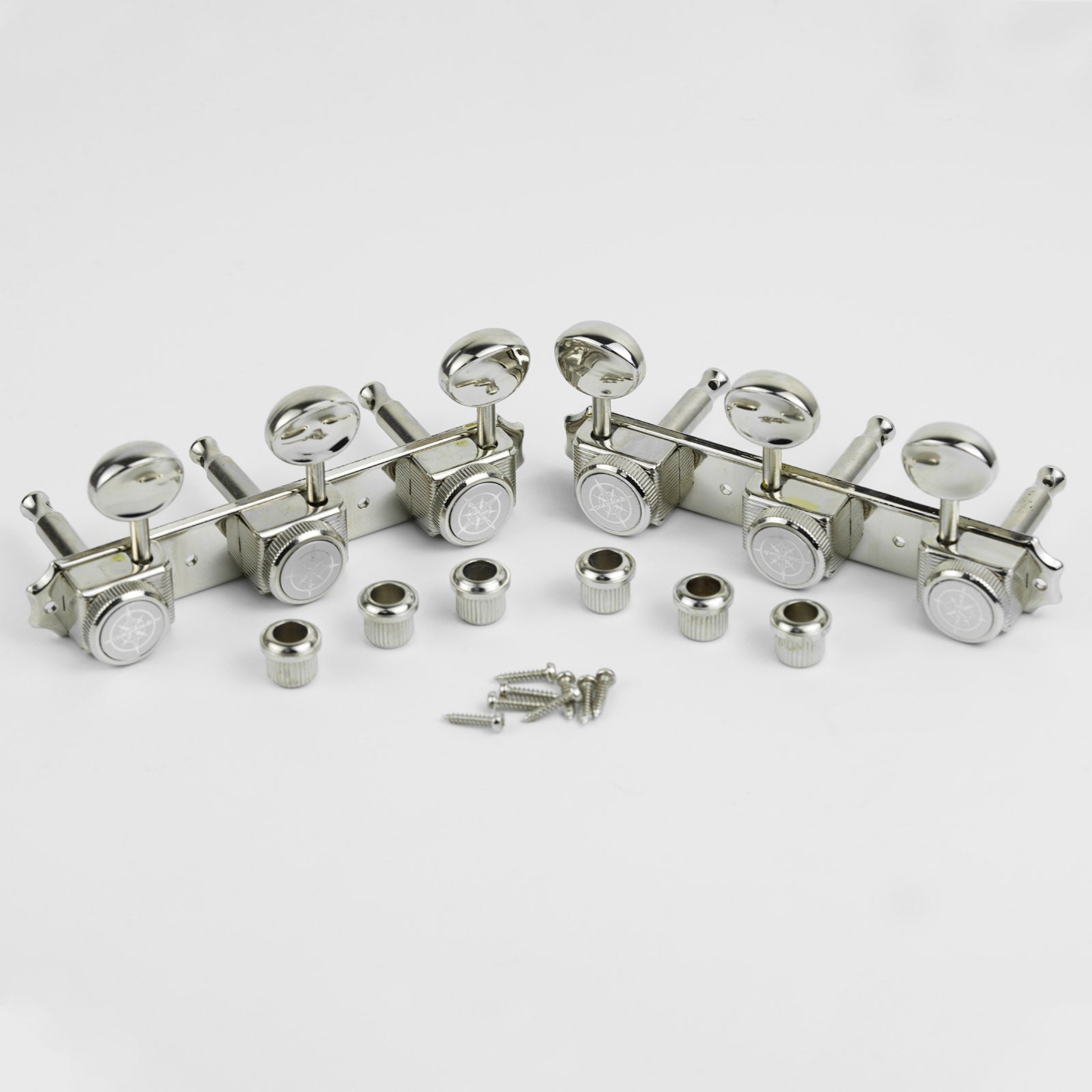 GK-15NSP Nickel Locking Tuning Pegs 3R+3L Machine Heads