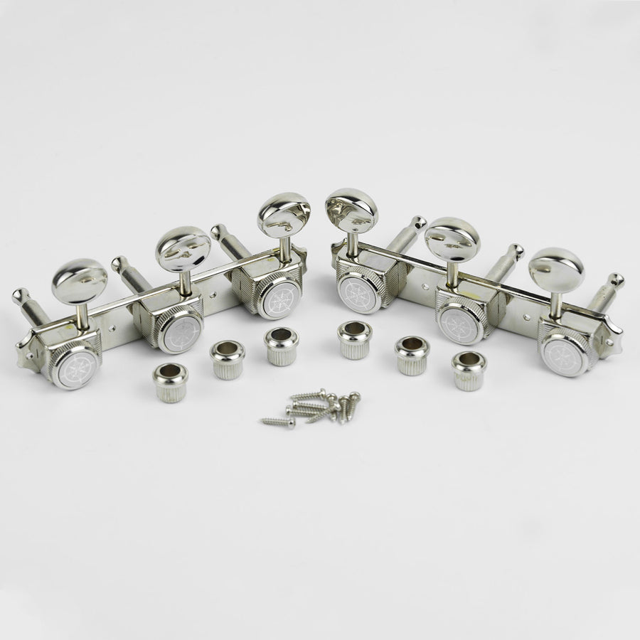 GK-15NSP Nickel Locking Tuning Pegs 3R+3L Machine Heads
