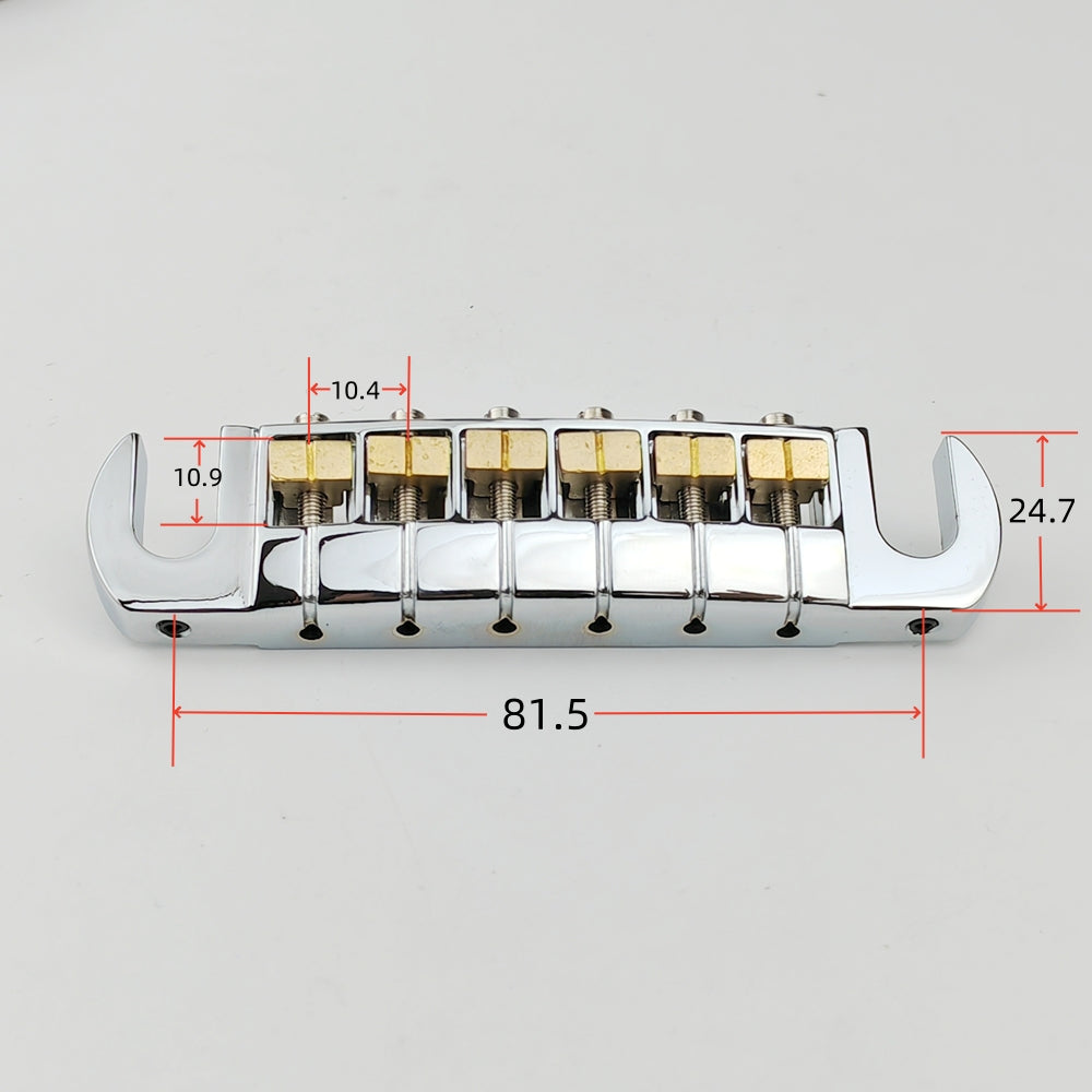 Listo para enviar (EE. UU.) | Puente de guitarra Guyker GM006 material de latón y aleación de zinc ajustable