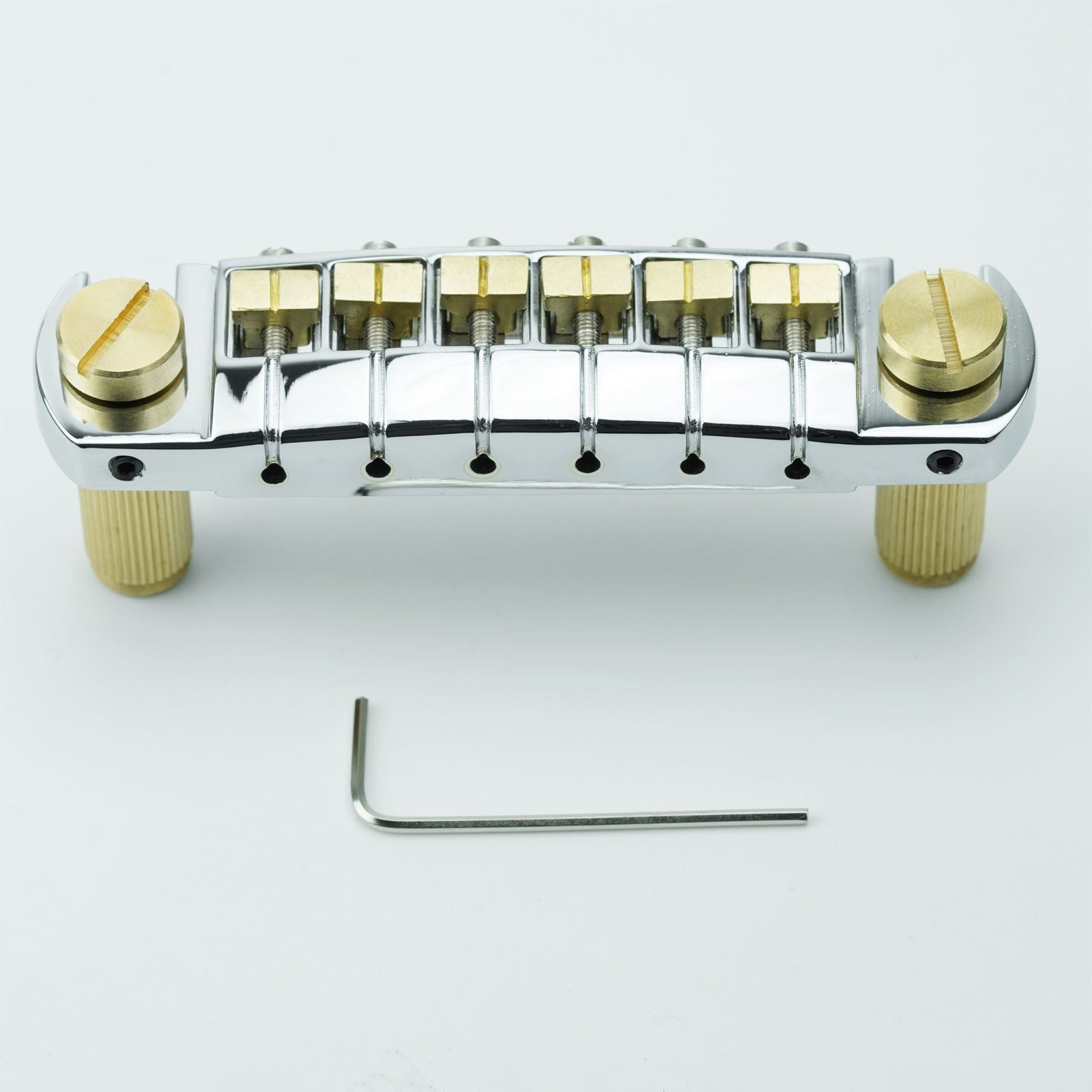 Listo para enviar (EE. UU.) | Puente de guitarra Guyker GM006 material de latón y aleación de zinc ajustable