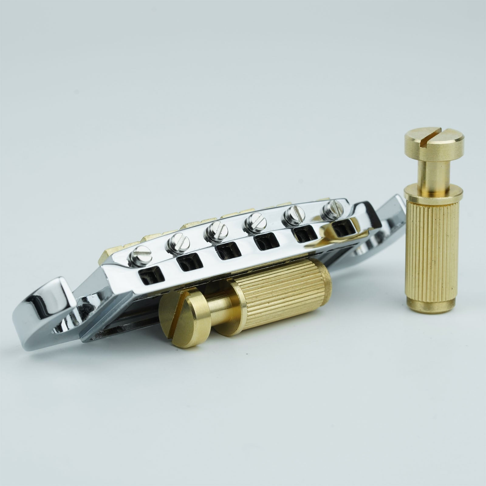 Listo para enviar (EE. UU.) | Puente de guitarra Guyker GM006 material de latón y aleación de zinc ajustable