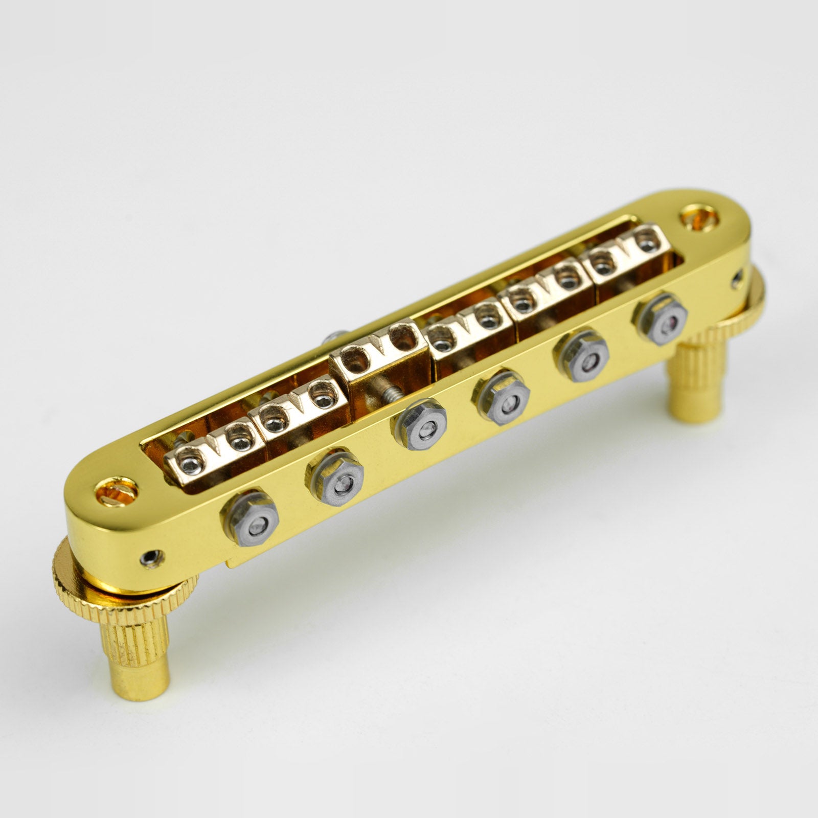 Guyker GM009-5 Adjustable Saddle Radius Tune-O-Matic Bridge for Electric Guitar4