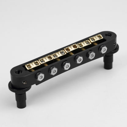 Guyker GM009-5 Adjustable Saddle Radius Tune-O-Matic Bridge for Electric Guitar2