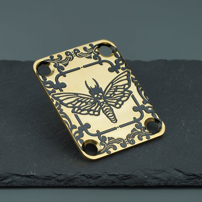 Guyker GN002 Stainless Steel Baroque Moth Neck Plate
