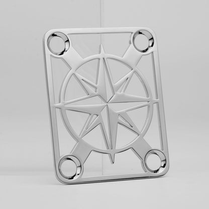 Guyker GN007 Stainless Steel Hollow Compass Pattern Neck Plate