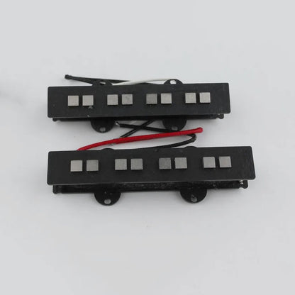 GQJ AlNiCo Square Pole Magnet Bass Pickups Set