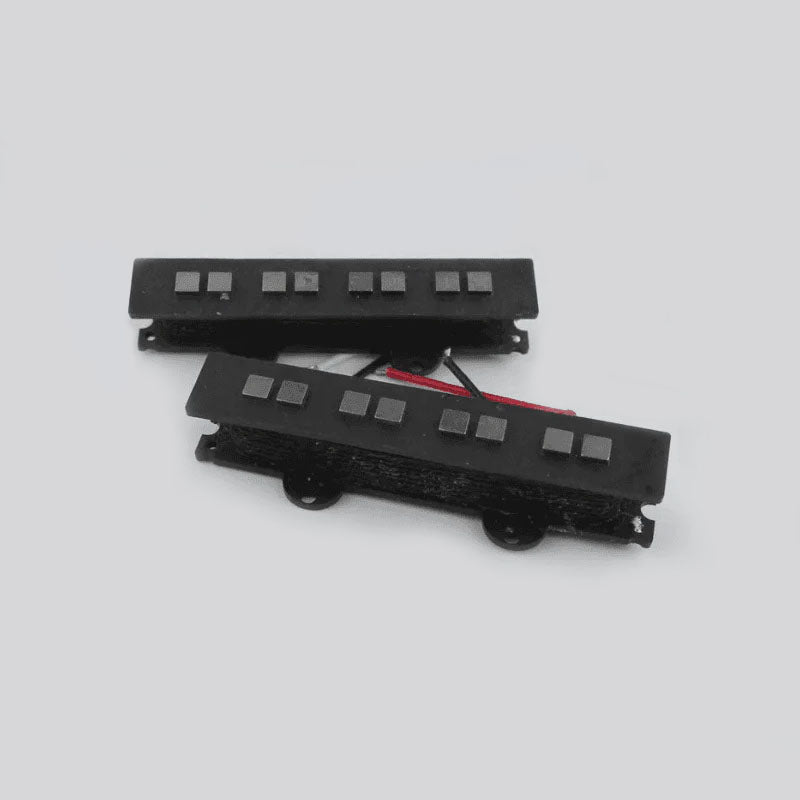 GQJ AlNiCo Square Pole Magnet Bass Pickups Set