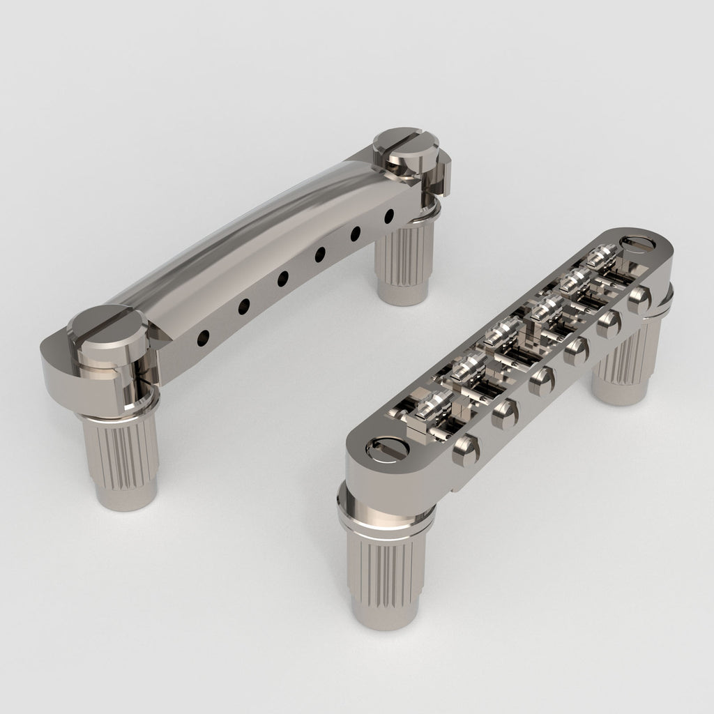 Guyker GS001+GM005-Ti Titanium Tune-O-Matic Bridge+Stop Bar
