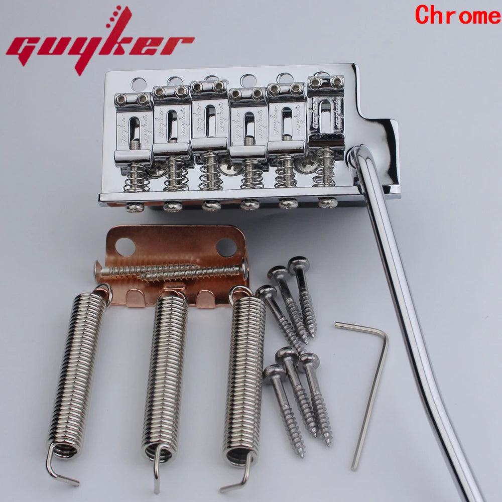 GG1004 GUYKER Tremolo-Brücke Vintage gebogene Stahl-Sättel für ST E-Gitarre erhältlich in sechs Farben