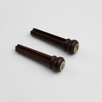 Guyker GX015 Wooden Acoustic Guitar Bridge Pins with Abalone Inlays