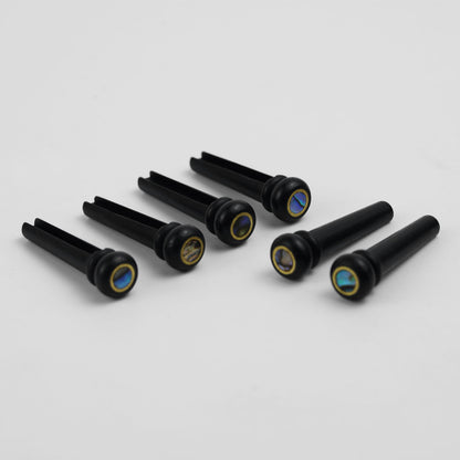Guyker GX015 Wooden Acoustic Guitar Bridge Pins with Abalone Inlays