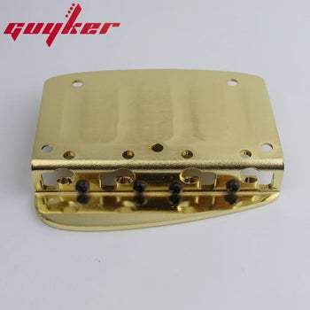 GB1020 4-Saiter Hard Tail Festes Messing Bassbrücke