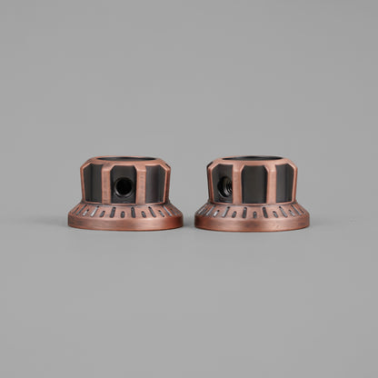 Gold & Bronze Bell Potentiometer Control Knob Set Dia. 6mm for Guitar & Bass | Guyker
