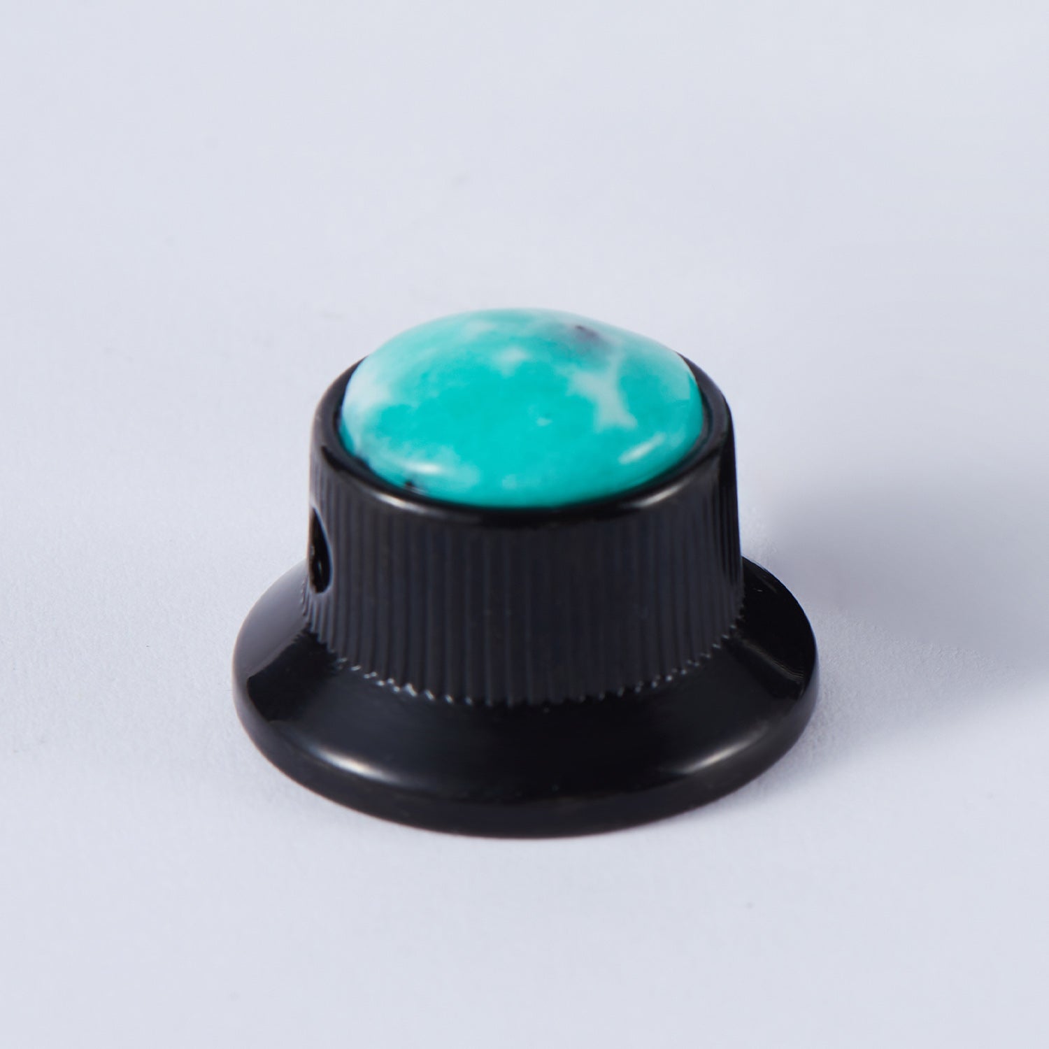 Green Turquoise Surface Metal Control Knob Dia. 6mm for Electric Guitar & Bass | Guyker