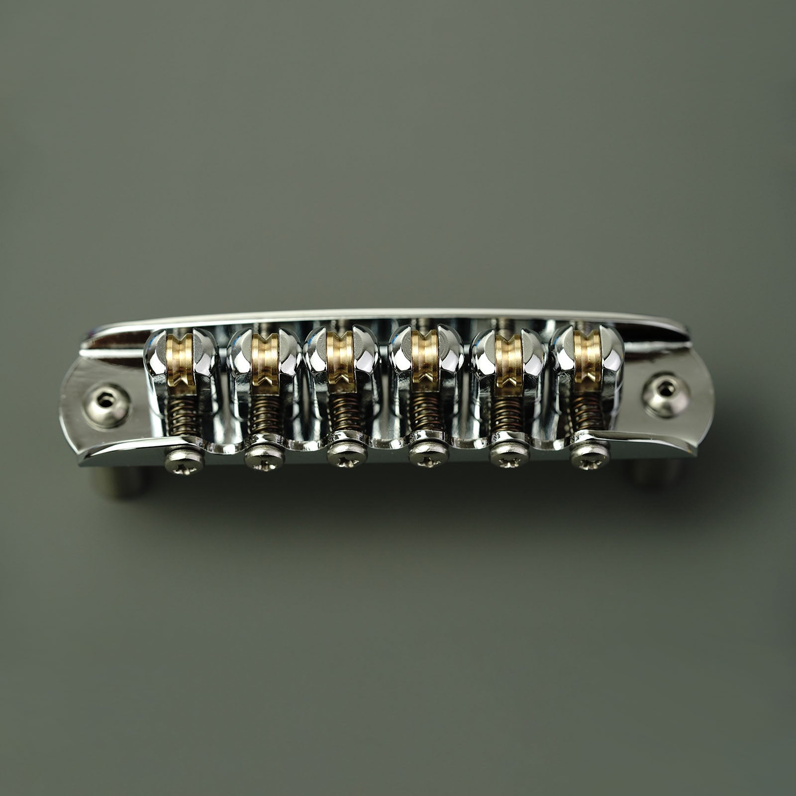 Guitar Bridge-New-001 6 String Guitar Bridge Roller Bridge For Guitar Mosrite Style