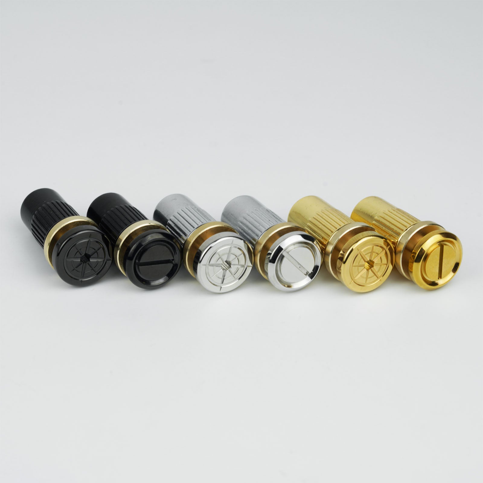 Guitar Bridge Stud Screws – Brass & Steel Set | Guyker