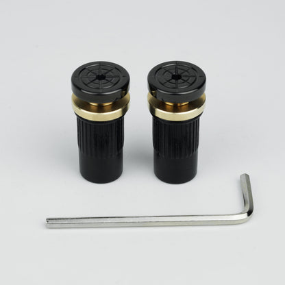 Guitar Bridge Stud Screws – Brass & Steel Set | Guyker