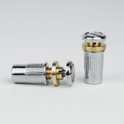 Guitar Bridge Stud Screws – Brass & Steel Set | Guyker