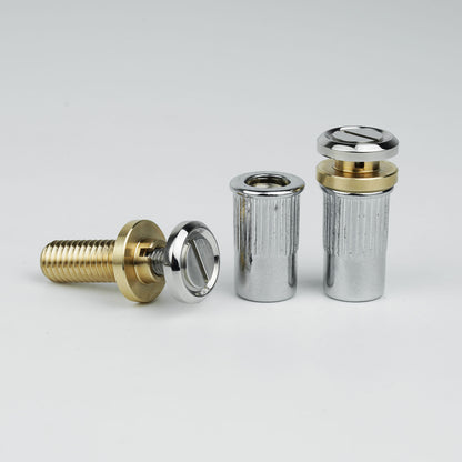 Guitar Bridge Stud Screws – Brass & Steel Set | Guyker