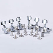 Guitar Locking Tuners 3R+3L Layout 1:18 Gear Precision Set Guyker