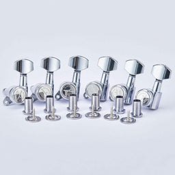 GK-07SP Lock String Guitar Machine Heads Tuners - Chrome / 6R (For Right handed guitar) - image 1