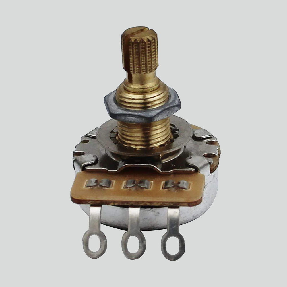 Guitar Potentiometer Brass Split Shaft Audio Taper | Guyker