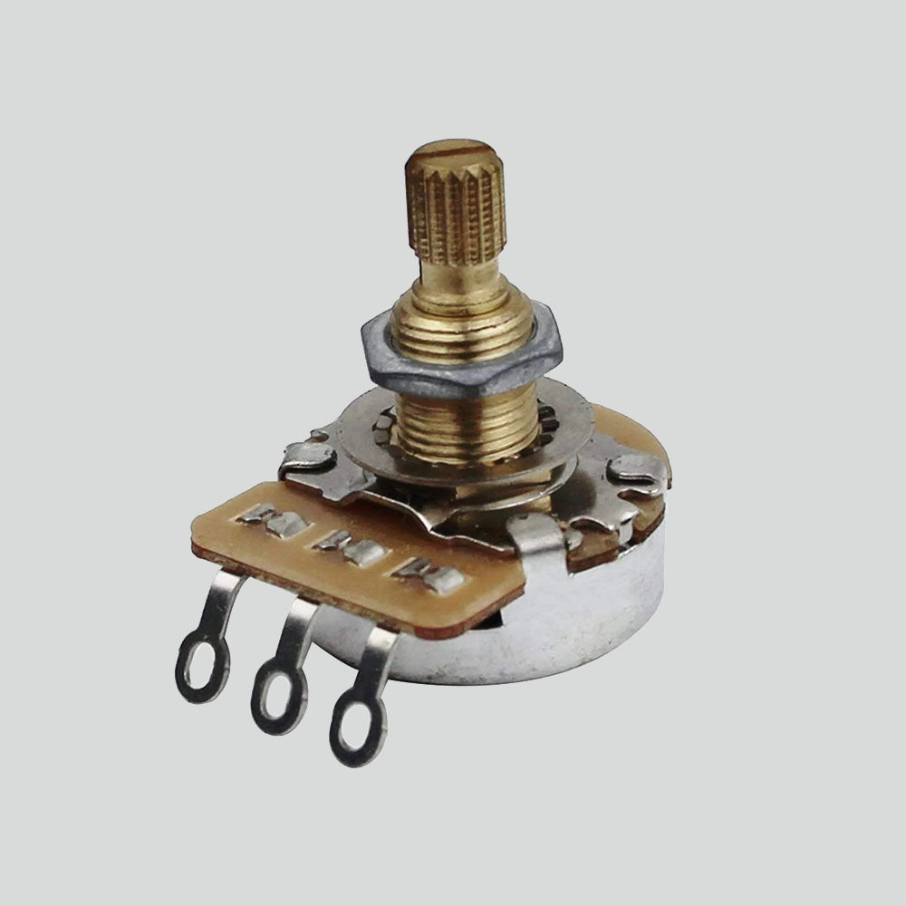 Guitar Potentiometer Brass Split Shaft Audio Taper | Guyker