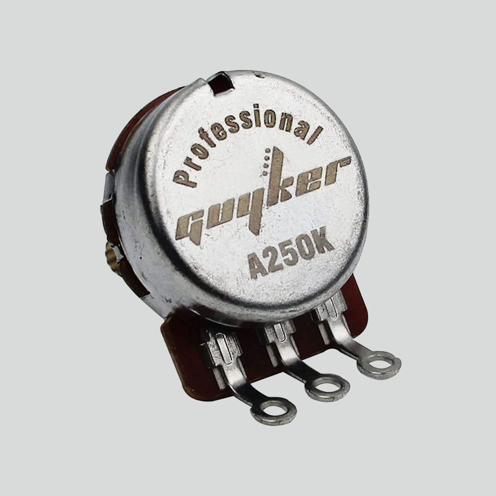 Guitar Potentiometer Brass Split Shaft Audio Taper | Guyker