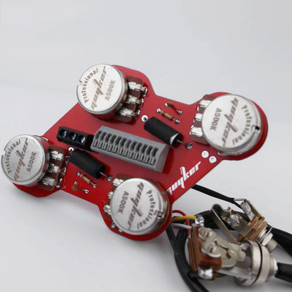 Guitar Preamp Circuit Board with Pots and Switch Jack A500K | Guyker