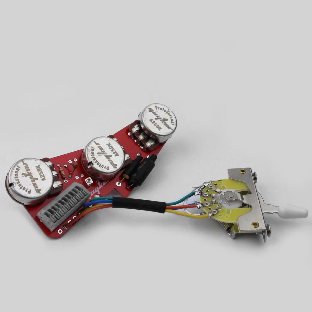 Guitar Preamp Circuit Board with Switch and A250K Pots | Guyker