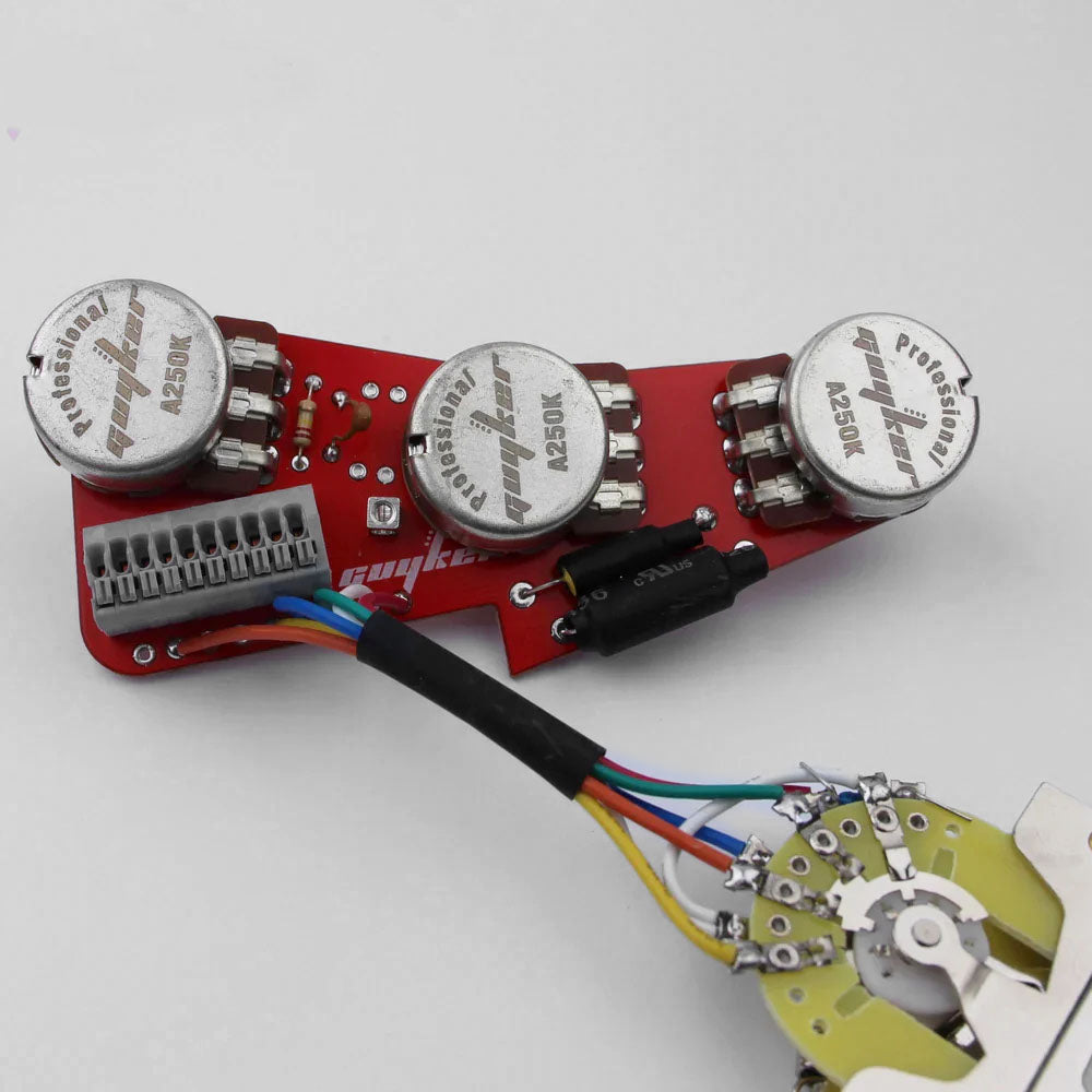 Guitar Preamp Circuit Board with Switch and A250K Pots | Guyker
